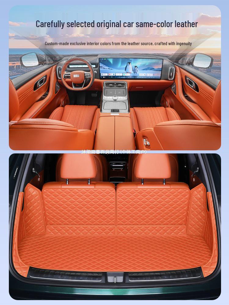 Geely Galaxy M9 Trunk Mat - Full Coverage Tailgate Mat & Car Interior Decoration Accessory