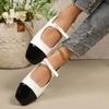Women's Fashion French Mary Jane Flat Shoes Women's Spring and Autumn New Small Fragrance Retro Pumps