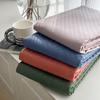 60-Count Long-Staple Cotton Sateen Jacquard Fitted Sheet, Flat Sheet, Pillowcase Set - Plain Color, Pure Cotton, Anti-Slip Mattress Cover
