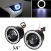 1 pcs 3.5" Angel Eyes LED Fog Light Car SUV Universal White Driving Head Lamp 12V