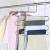Stainless Steel Multi-layer S-shaped Space-saving Non-slip Pants & Scarf Rack