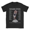 Shakira Colombia las mujenres ya no lloran T Shirt Unisex Streetwear TShirts Summer Breathable Tee Shirt Oversized Clothes