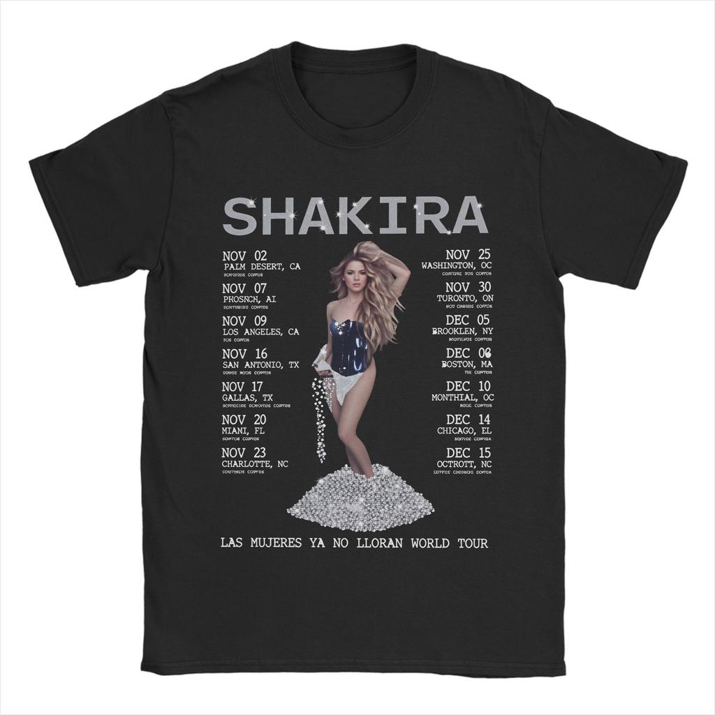 Shakira Colombia las mujenres ya no lloran T Shirt Unisex Streetwear TShirts Summer Breathable Tee Shirt Oversized Clothes