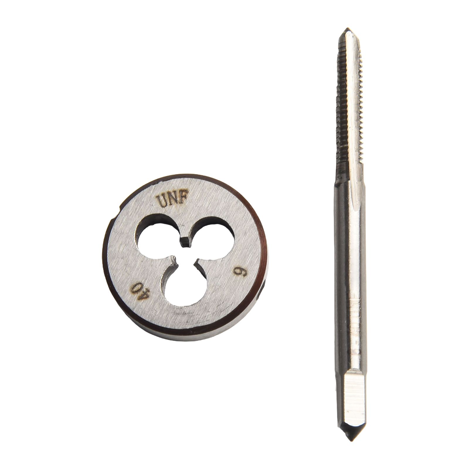 HSS 6-40 UNF Tap & 6-40 UNF Die Kit Right Hand Threads High Quality Handle Tool CNC Metalworking Supplies Accessories China Mainland