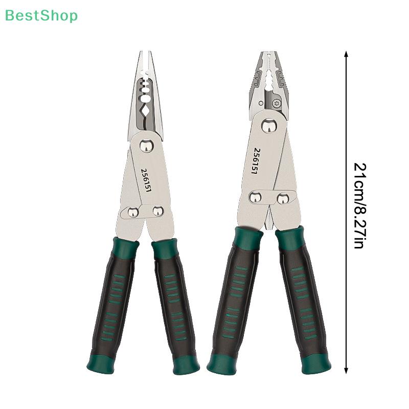 Multifunctional Wire Stripper,Flat-nose Pliers,Electrician Wire Strippers Pliers Cable Cutting Crimping Pliers Hand Tools