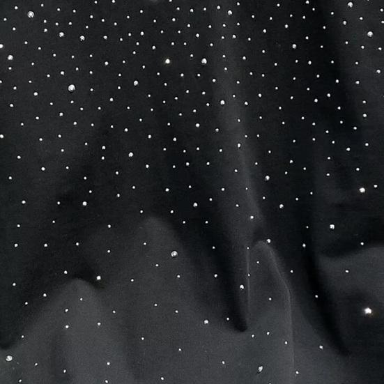 Summer Men Clothing Summer Rhinestone Rivet T-shirt Round Neck Casual T-shirt Korean Version Men's Short Sleeves Tee