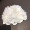 New Winter Handmade Hooked Rabbit Hair Knit Hat for Women White Plush Korean Style Versatile Warm Outdoor Head Hat
