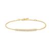 ANIA HAIE Gold Pave Bar 925 Silver Bracelet B062-02G