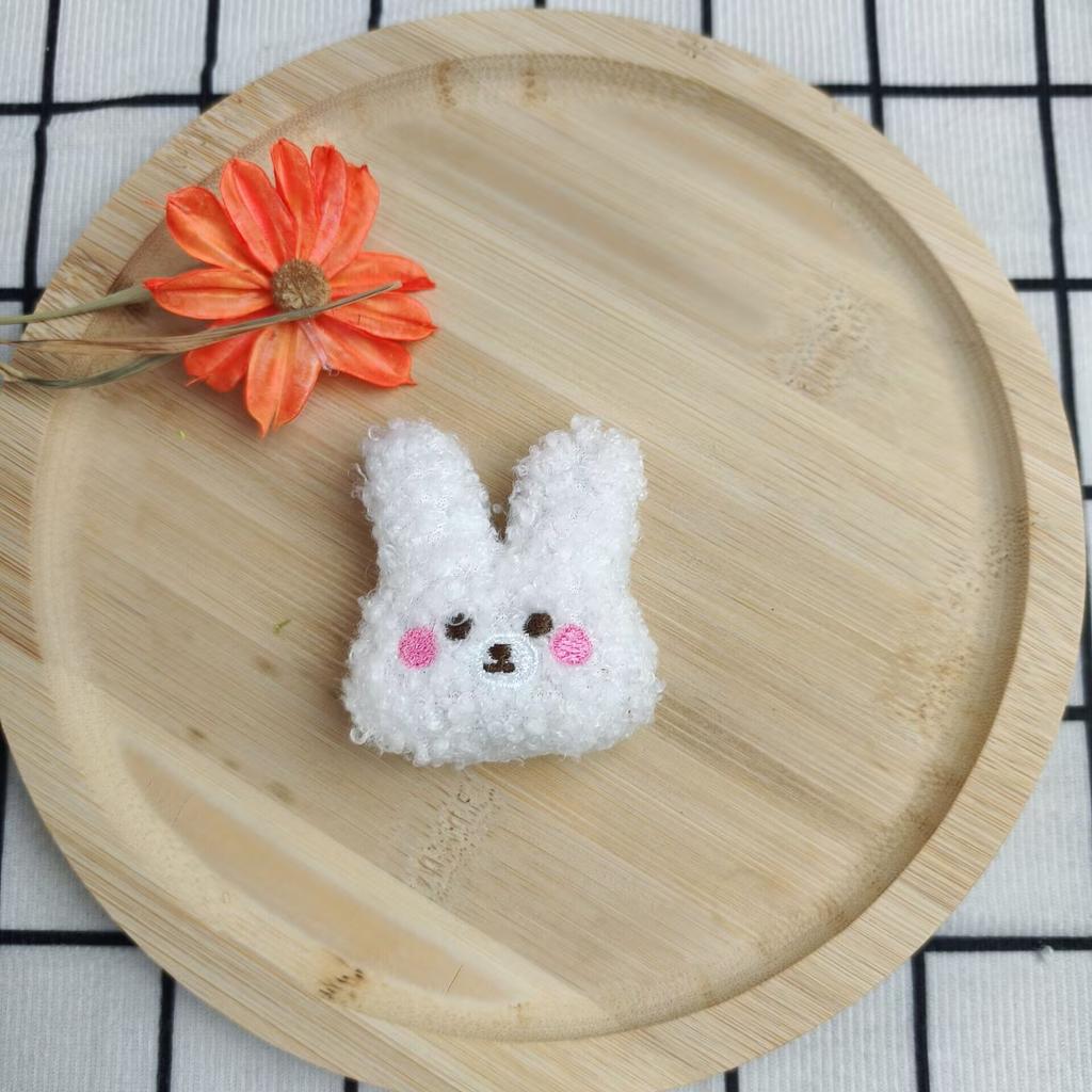 Cartoon Cute Blush Rabbit Plush Toy Pendant Korean Version Ins Animal Doll Clothing Accessories Bag Accessories