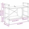 Bookshelf Sonoma Oak 75 x 30 x 58.5 cm Particleboard