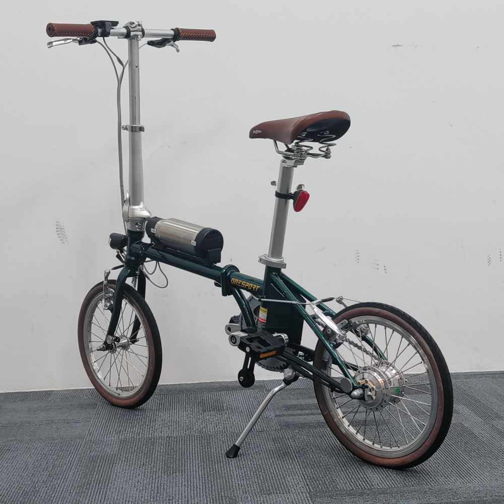 Foldable electric bicycle Onesport OT02, 250W motor, 36V 5.2Ah battery, top speed 25km/h, cruising range 25km, 16*1.35inch tires