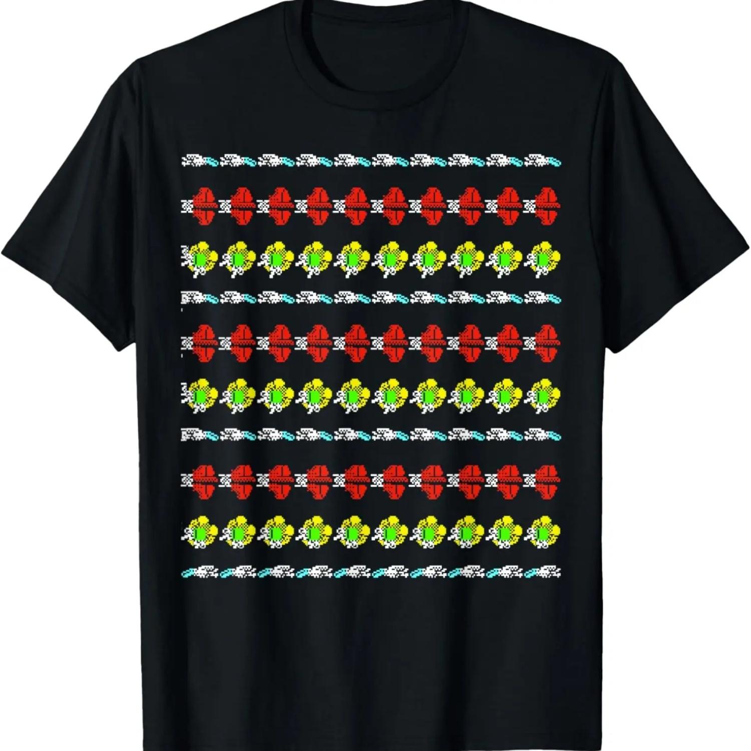 Merry Christmas Retro Santa Claus Holiday Party T-Shirt S чёрный