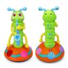 Musical Dancing Saxophone Caterpillar Toy LED Flashlights Fun Electric Music Toy for Kids Perfect Gift for Learning Playtime