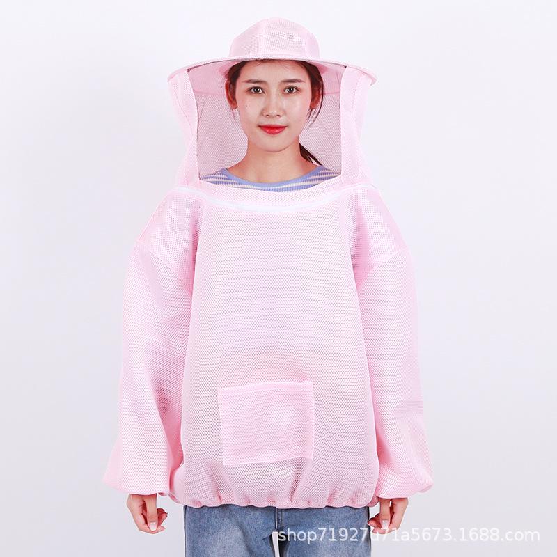 Camouflage Beekeeping Half-Body 3D Mesh Protective Suit