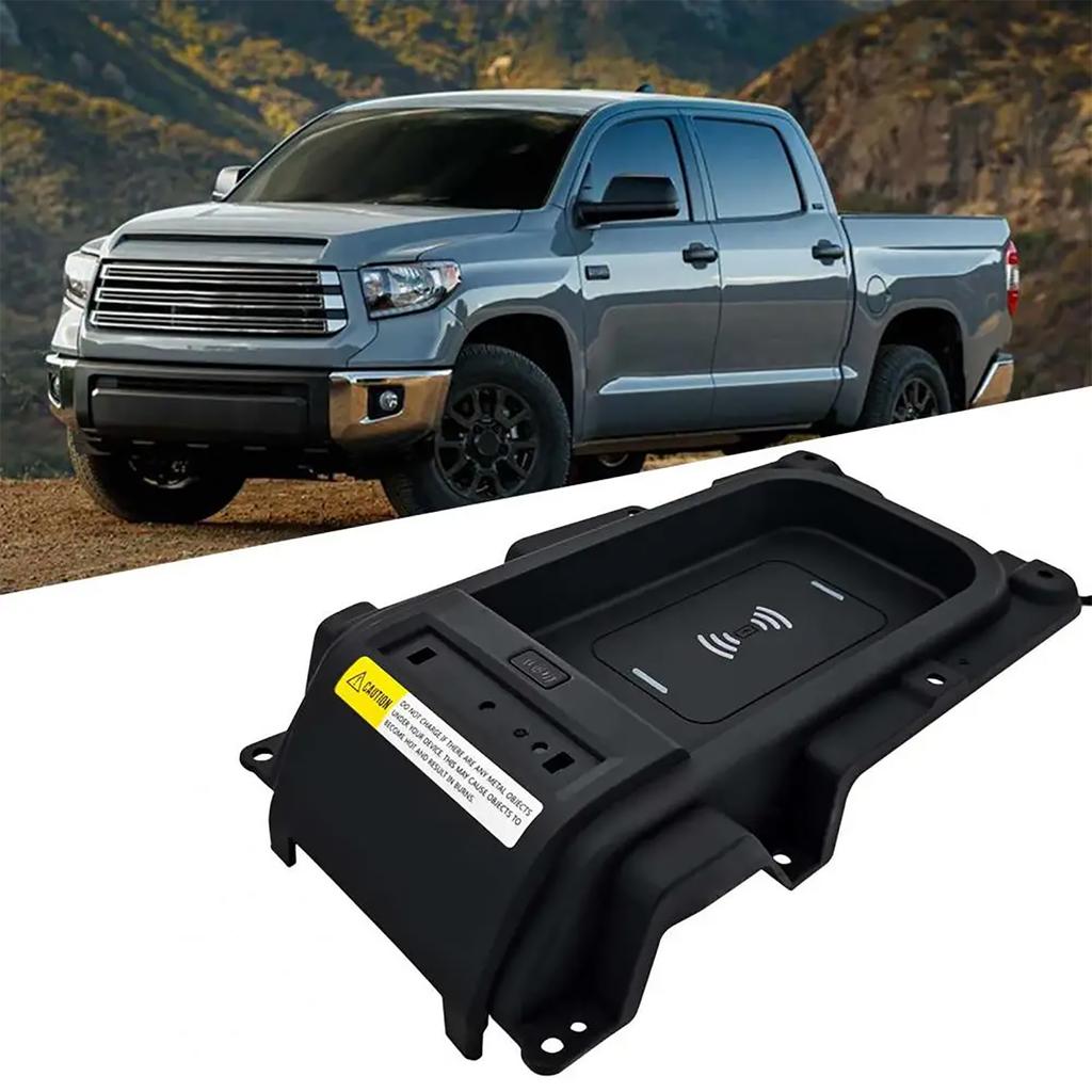 Central Control Organizer Tray Wireless Chargers 15W Phone Charging For SR/SR5 2014-2021 00016-34506 Car Pad Accessories