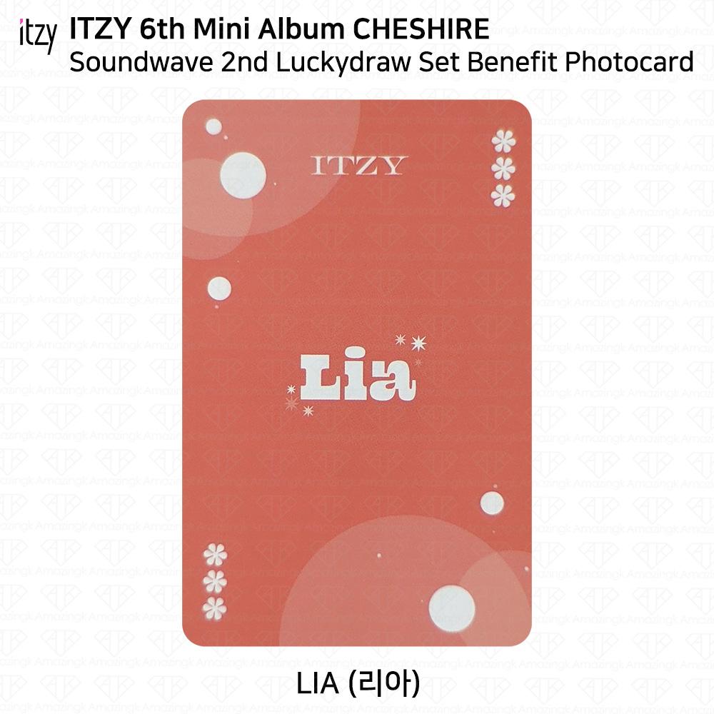 ITZY 6th Mini Album Cheshire Soundwave 2nd Lucky Draw Photocard Benefit Ver.