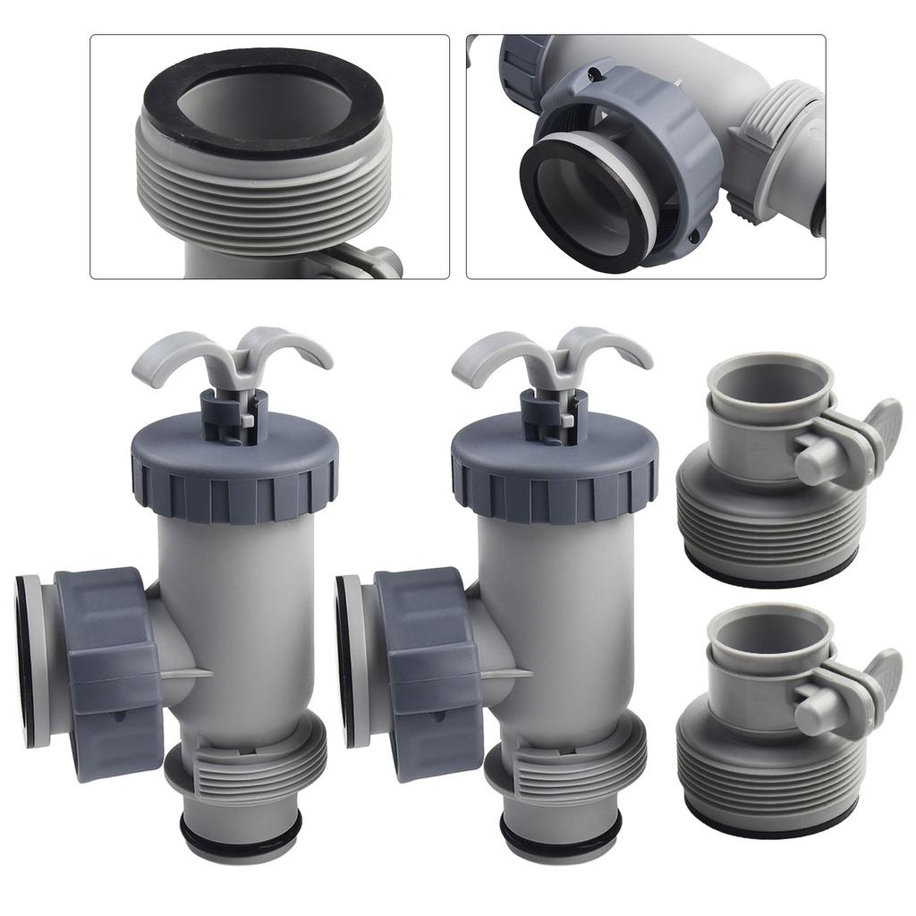 Seamless Installation Plunger Valve Replacement Kit for Intex 1500 2500 and 4000 Gallon Suitable for Sand Filters