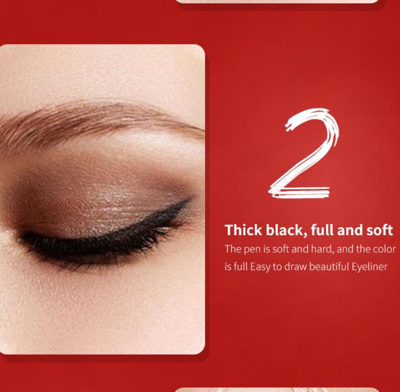 Creion negru Creion lichid pentru ochi Pen Machiaj de lungă durată Creion Frumusețe Cosmetic Eyeliner