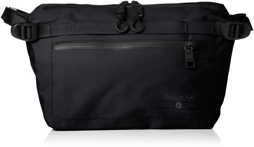 [Assob] Waterproof Fanny Pack 141607 Water Proof Cordura 305D BLACK