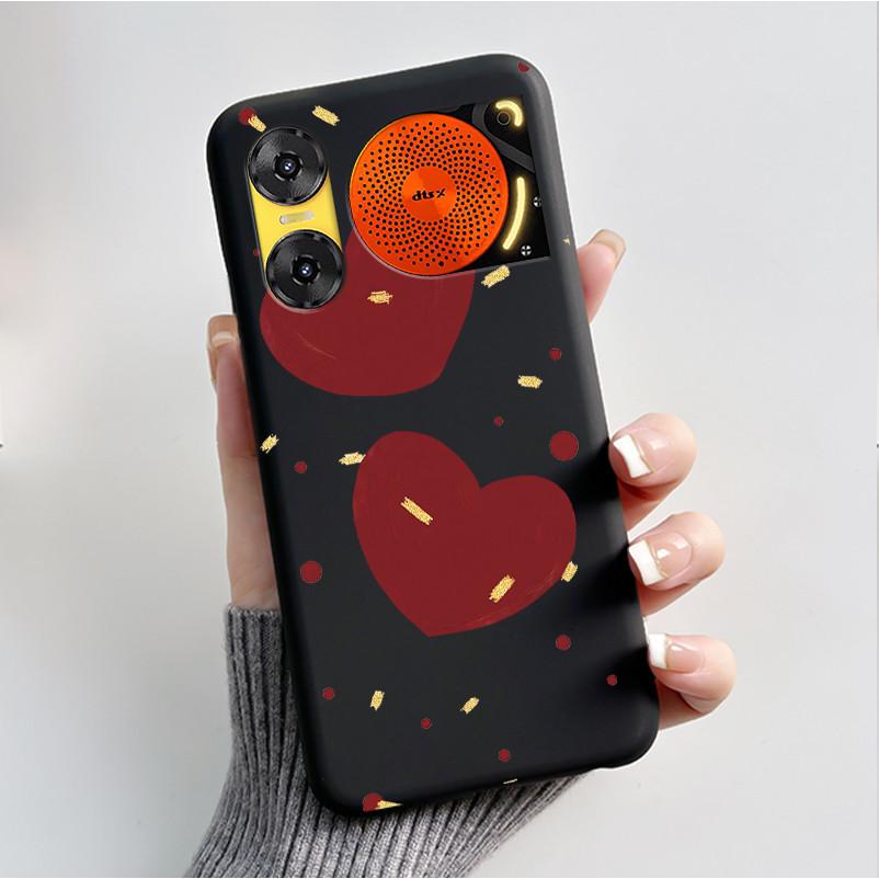 Printing Case For ZTE Nubia Music 2 Music2 Soft Silicone Black Shell For ZTE Nubia Music Z2353 Cover Cute Flower Cartoon Casing