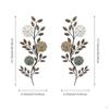 Floral Wall Decoration Iron Artwork Gift Decor Sturdy Suitable for Use In Living Room, Bedroom, ,