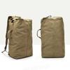 Portable Travel Men Solid Color Canvas Backpack Large Capacity Sport Rucksack