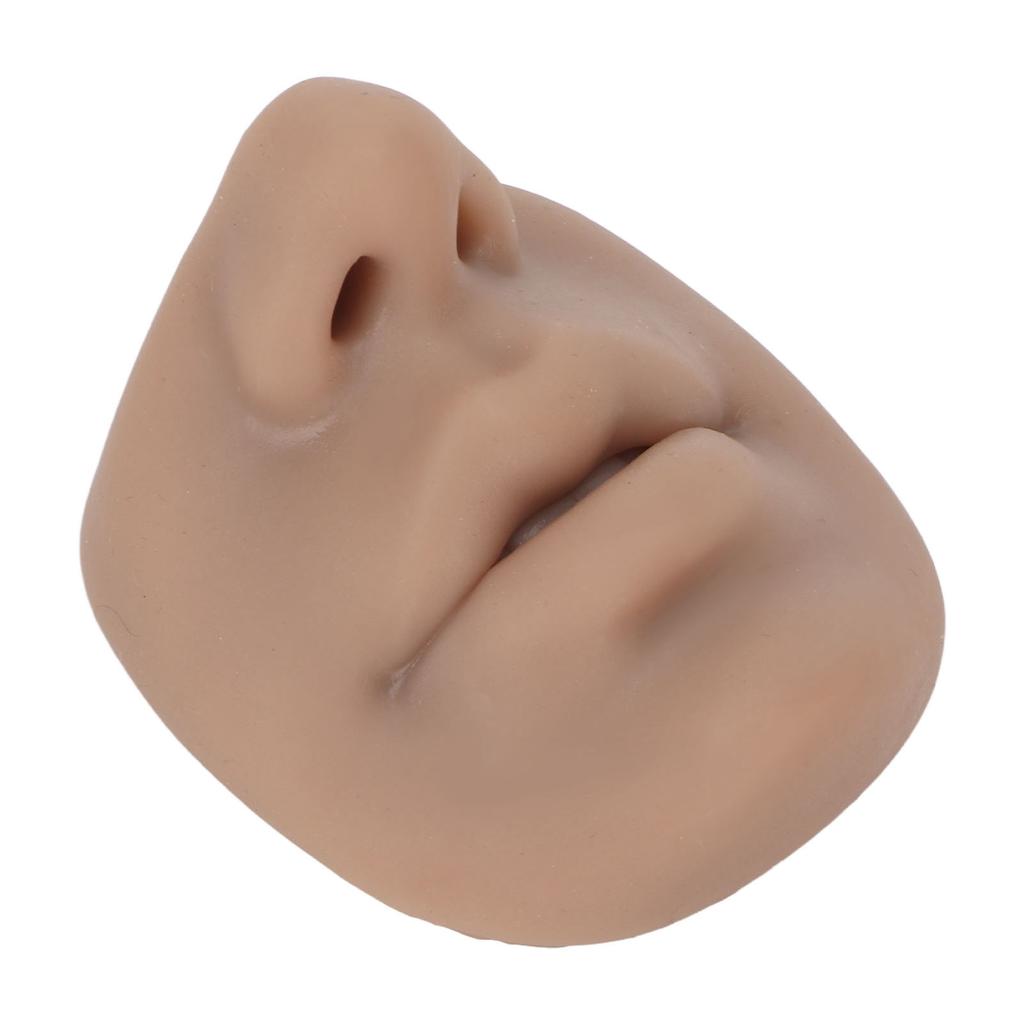 Silikonowy Model Nosa z Ustami Elastyczny Miękki Model Nosa Imitujący Wielokrotnego Użytku Ekspozytory Nosowe do Nauczania