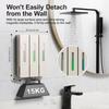 Shampoo and Conditioner Dispenser - Wall-Mounted 3-Chamber Shower Soap Dispenser, No-Drill, 1200ML Capacity, for Bathroom & Hotel