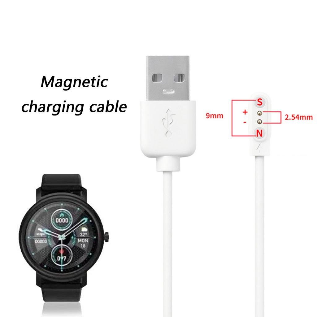 Magnetisk USB-laddningskabel för Watch Lite 2/Air/C2 Smartwatch Säker anslutning Lätt strömkabel Lätt att bära