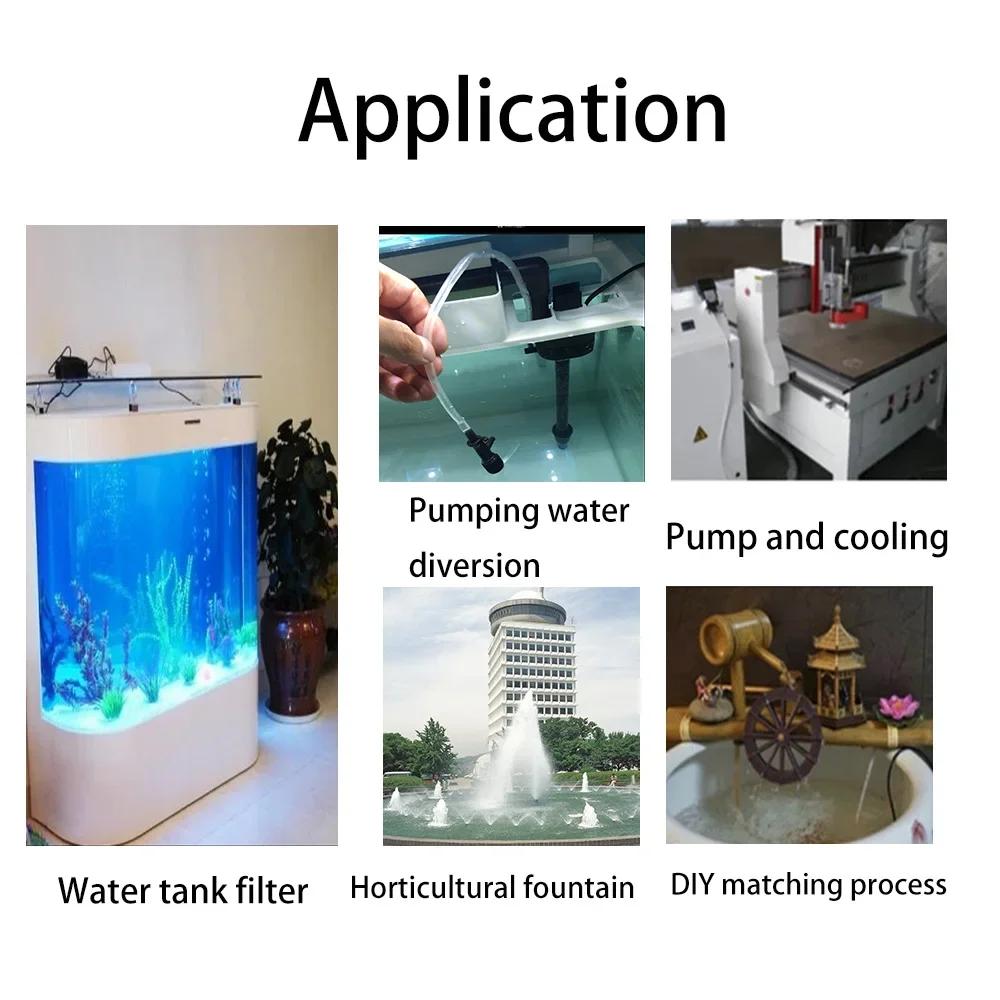 Pompa per Acquario UE 3/10/25W Spina Fontana per Acquario Pompa Acqua Sommergibile Ultra Silenziosa Filtro Laghetto per Pesci con Ventose