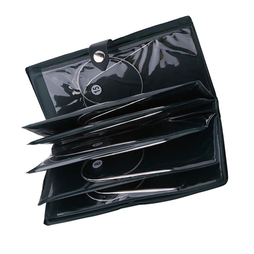 11pcs Steel Stainless Circular Needle Knitting Tools Crochet Craft Accessories 31.5   (80cm)