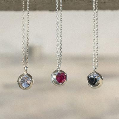 POSTLUDE [silver] S ORBIT HEART P N (3 Colors)