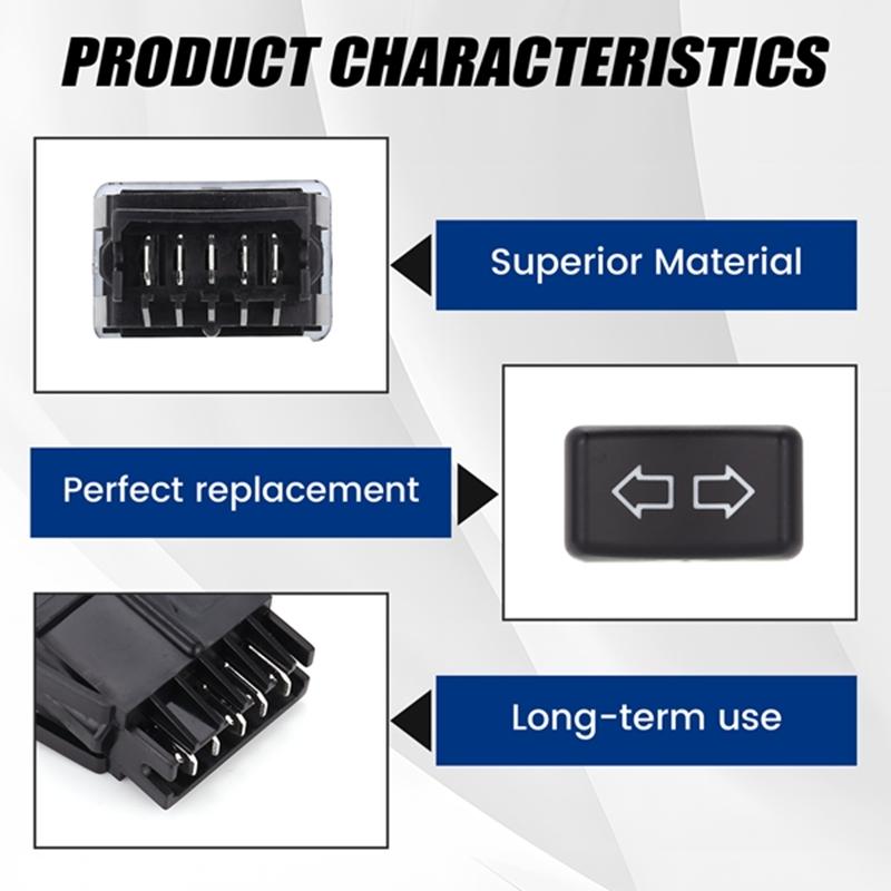 Κουμπί Ελέγχου Διακόπτη Ηλεκτρικού Παραθύρου Για Renault Super 5 Bariable 700705925 ,7701349408