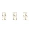 A84E-Set Of 18 Beaded Wood Napkin Rings With Table Setting Wedding Party Décor Accessories Napkin Holder Natural Style