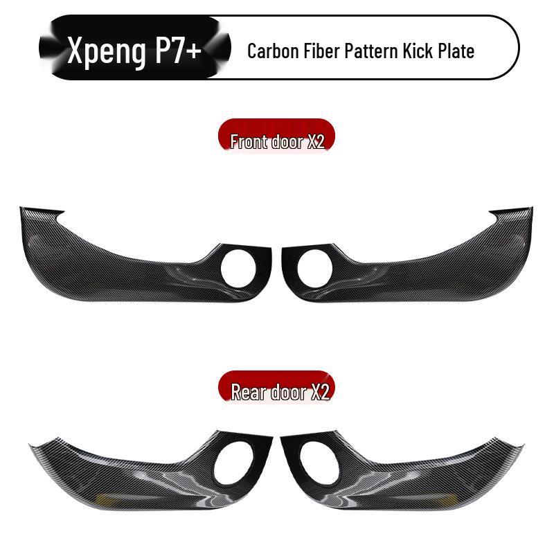 XPeng P7+ Car Door Kick Mats - Custom Interior Door Protectors & Accessories