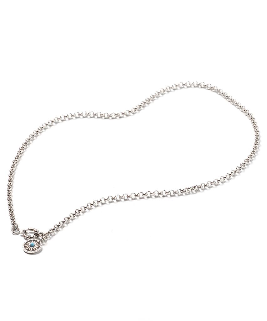 Polalita Surgical Blue Pendant Necklace (Plt-Nl-034_Sv)