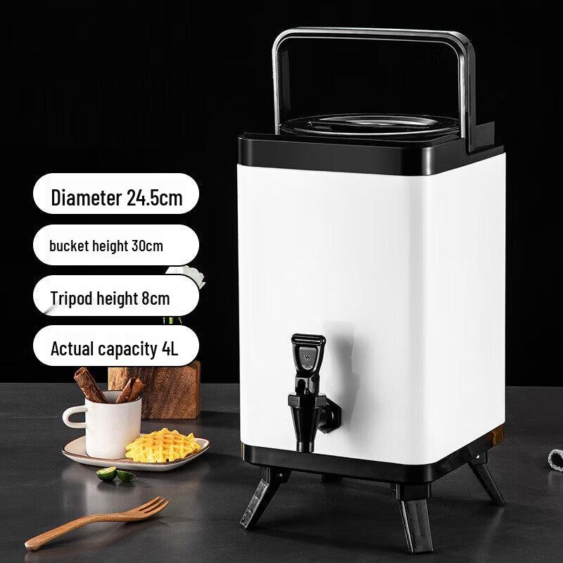Danshizhiyuan Commercial 304 Stainless Steel Square Insulated Beverage Dispenser