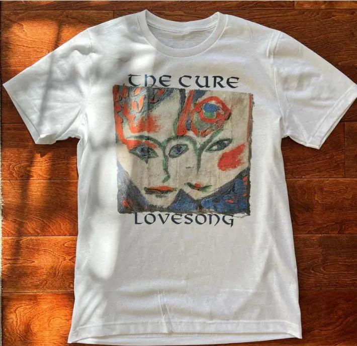 Plus Size Summer Womens Vintage The Cure TShirt Cotton Breathable Stylish Versatile Street Style Oversized XL