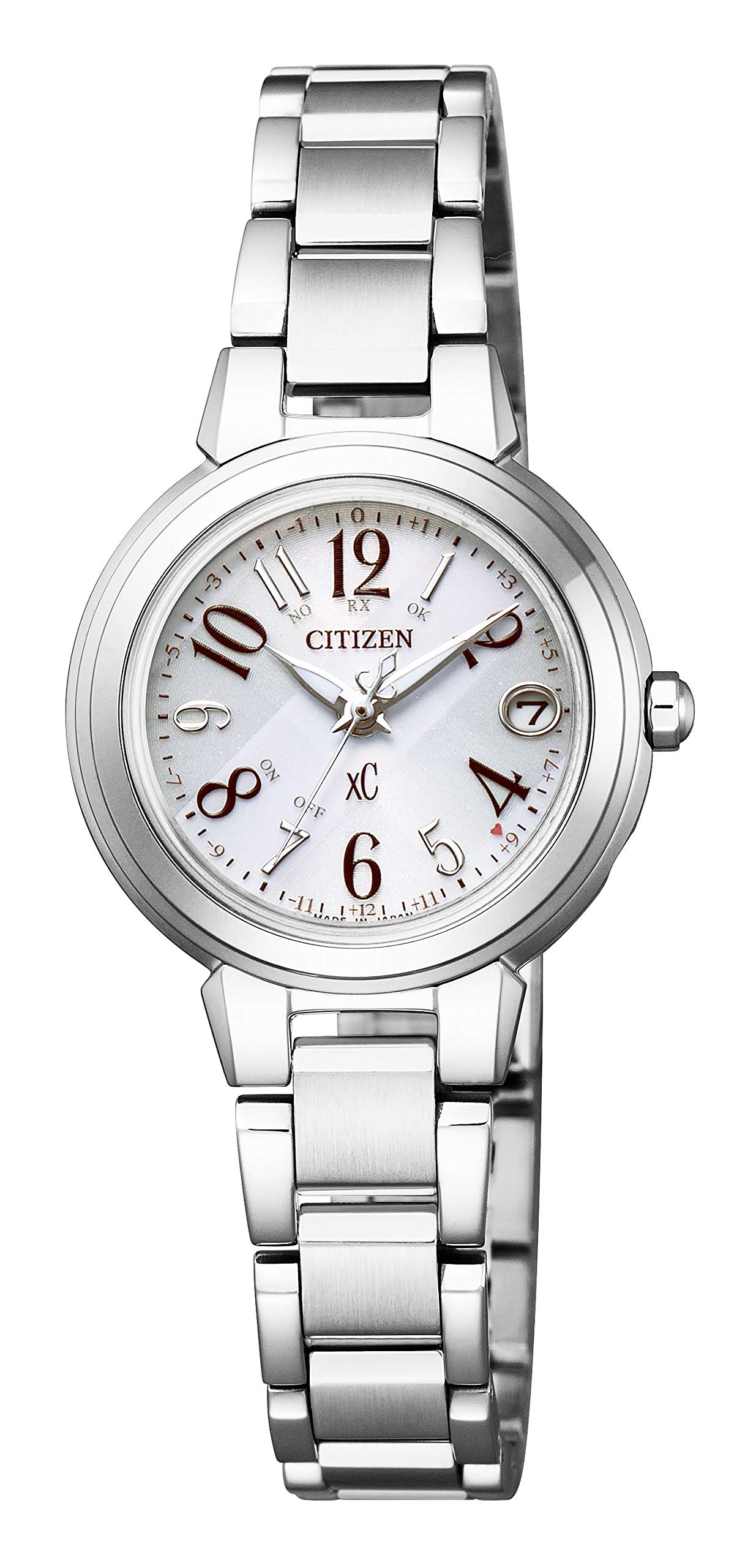 

Cross Sea Eco Drive Radio Watch Silver [Citizen] ES9430-54B Women s