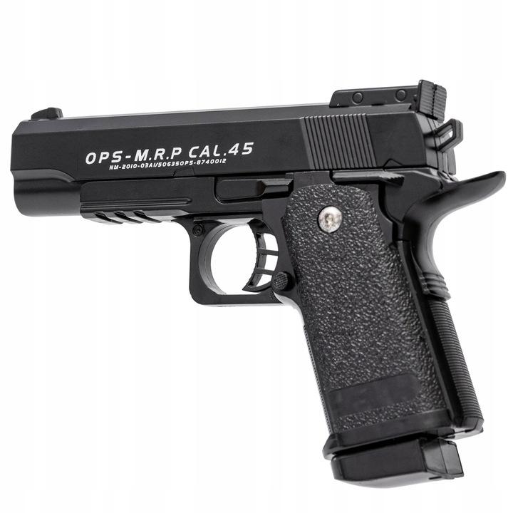 Metalowy Pistolet Na Kulki Plastikowe Colt Metalowe El. Replika + 800 Kulek