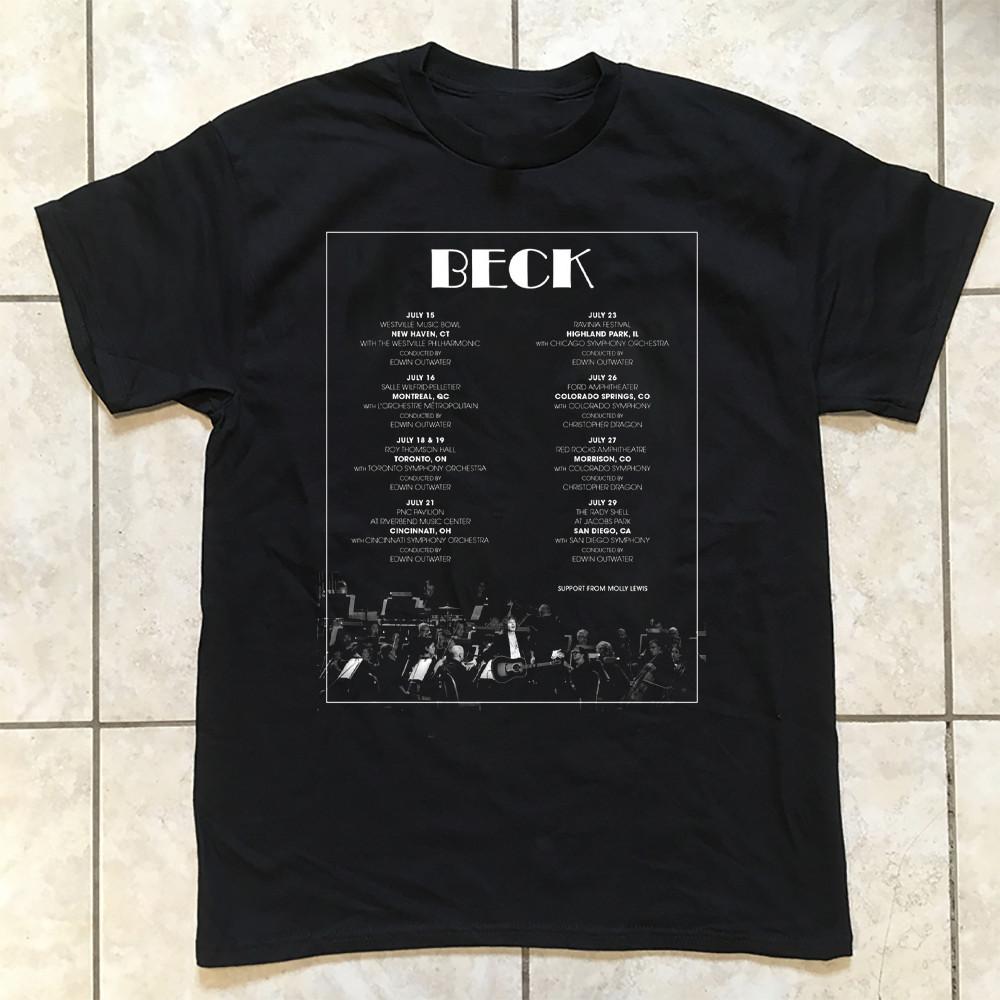 NEW Beck Tour Dates July 2025 T Shirt All Size S5Xl DS55 Unisex T-Shirt XXXL