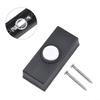 Sturdy Plastic Doorbell Switch Black Bell Decoration For Door Doorbell Push Button Replacement