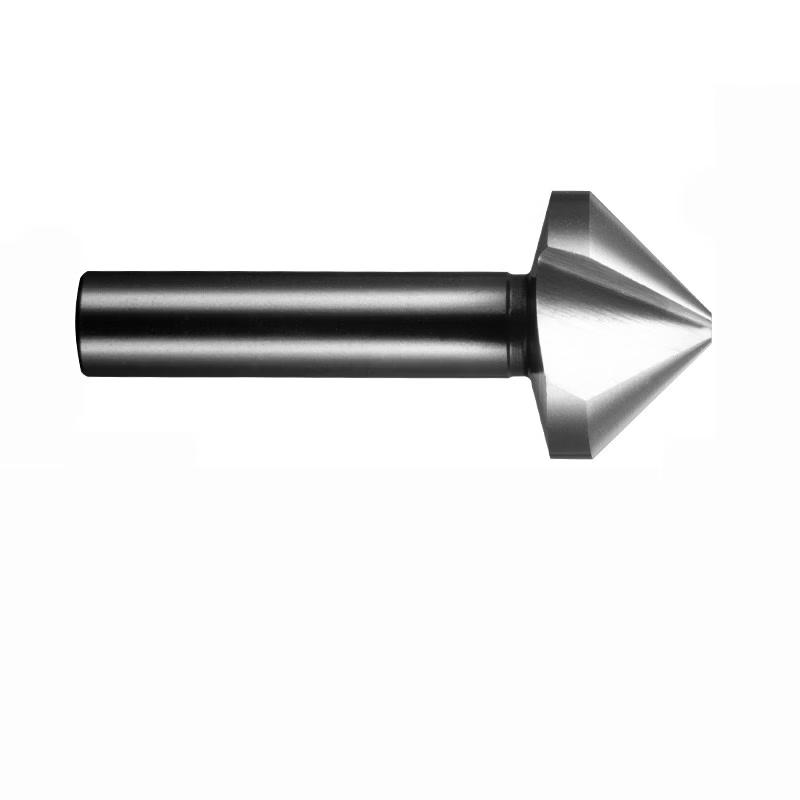Three-Flute Straight Shank Chamfer Drill Bit