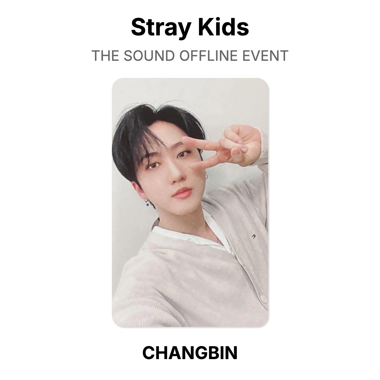 Stray Kids THE SOUND OFFLINE EVENT Official Photocard CHANGBIN