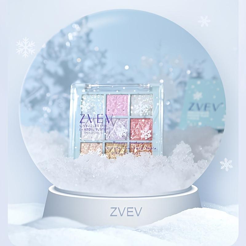 Paletka očních stínů Snowflake 9 barev třpytivé matné oční stíny