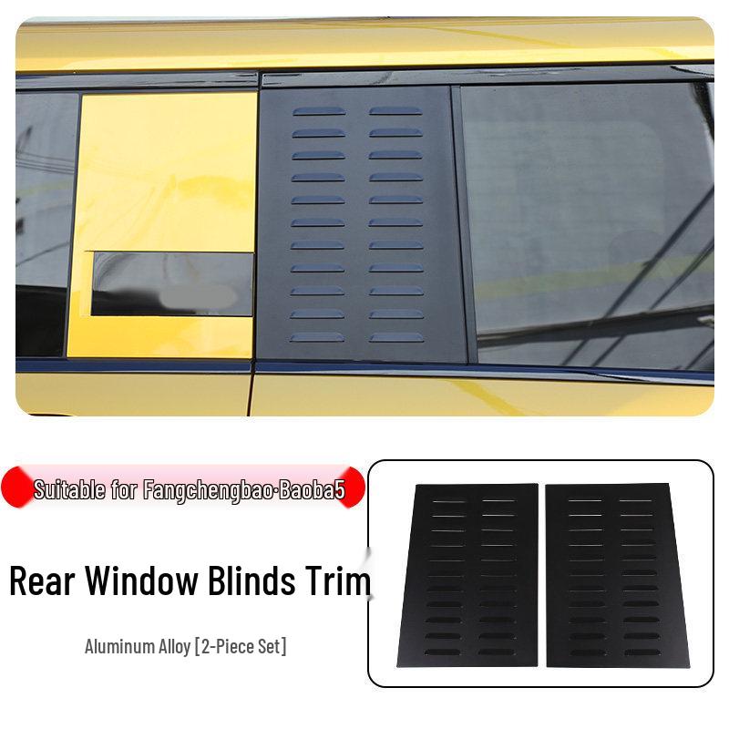 BYD Fangchengbao Leopard 5 Rear Window Louvers Mosquito Net for Off-road Modification