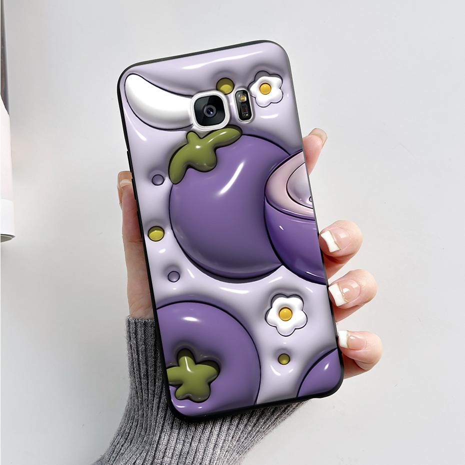 Per Samsung S7 Edge Custodia Galaxy S7 Fundas Cover Morbido Silicone Protettivo Custodia per Telefono Per Samsung Galaxy S6 S6 edge Coque Bumper