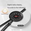 Radius Pointer Compass for Students Exam Drawing Circles 2B High-Precision Metal Ruler Compass Set Automatic Drafting Supplies