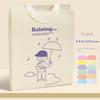 PP Document Storage Pouch Large Capacity Data Storage Bag Vertical Folder  School Office Supplies