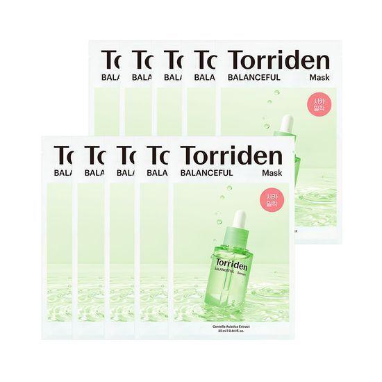 Toriden Mask 10-Sheet Package (3 Types) (Moisturizing/Soothing/Brightening)